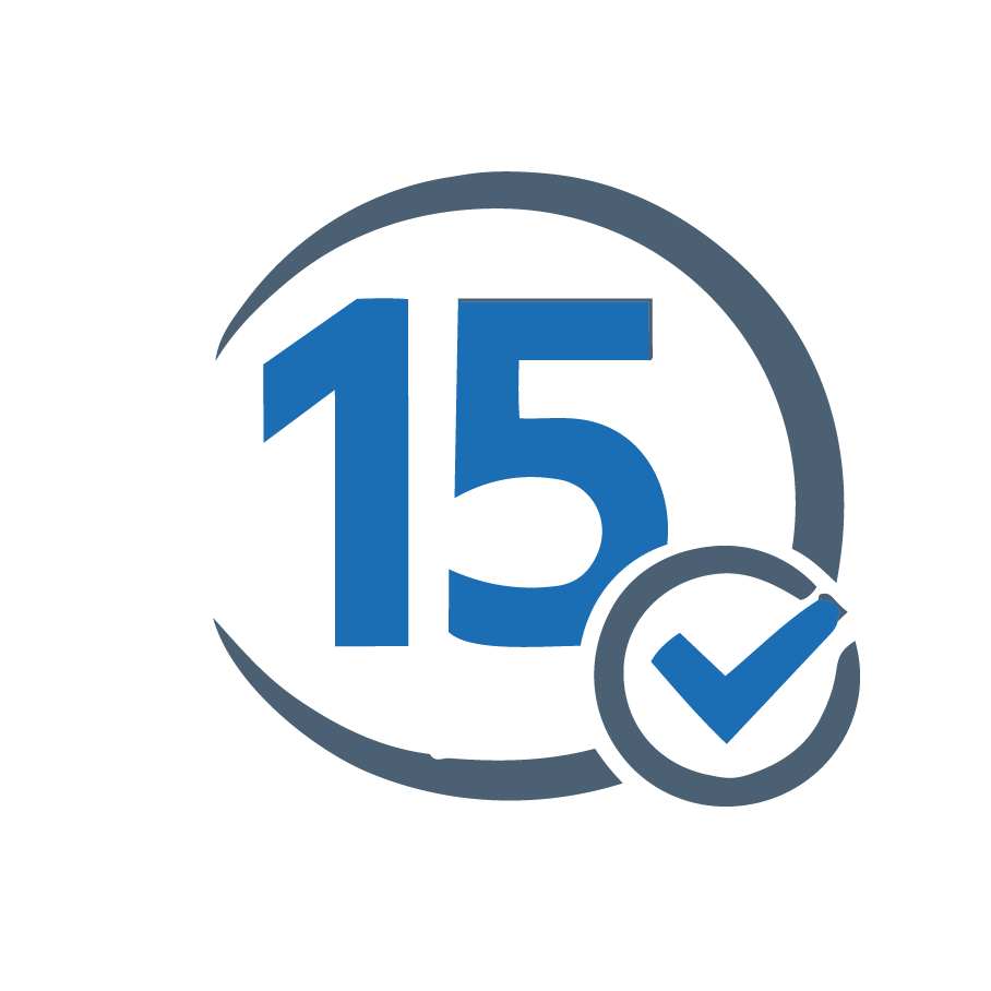 15 years experience icon