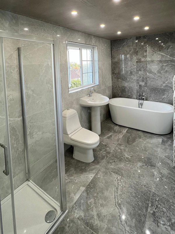 residential bathroom remodel