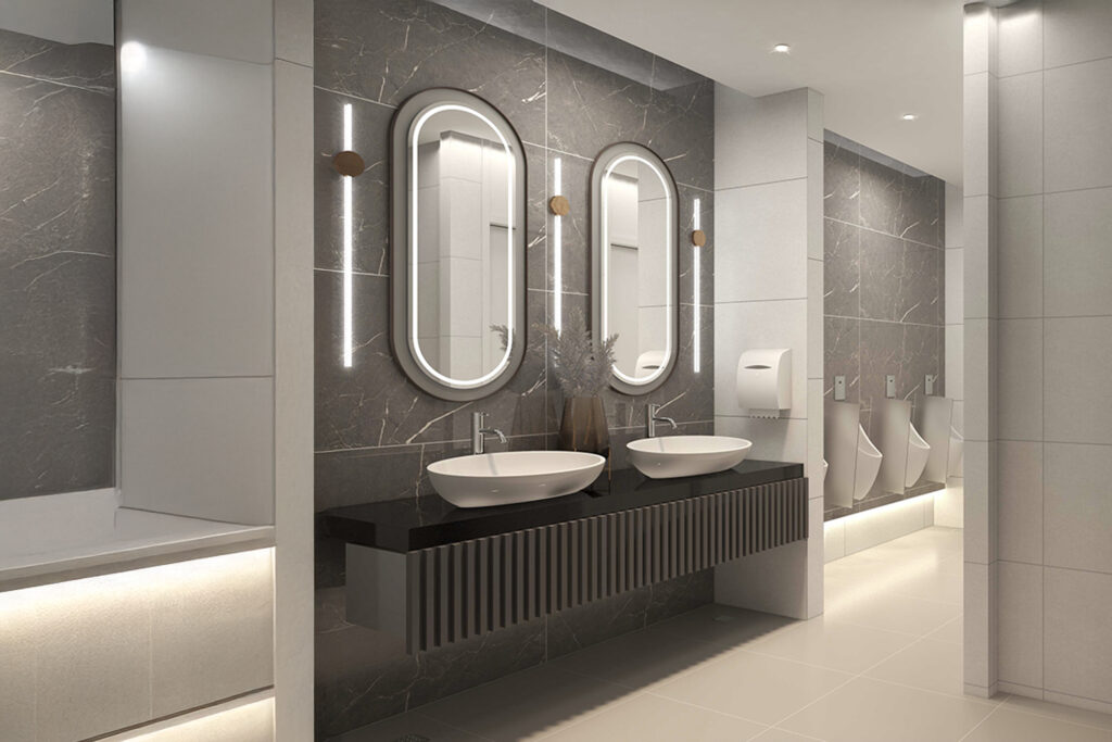 Retail display bathrooms